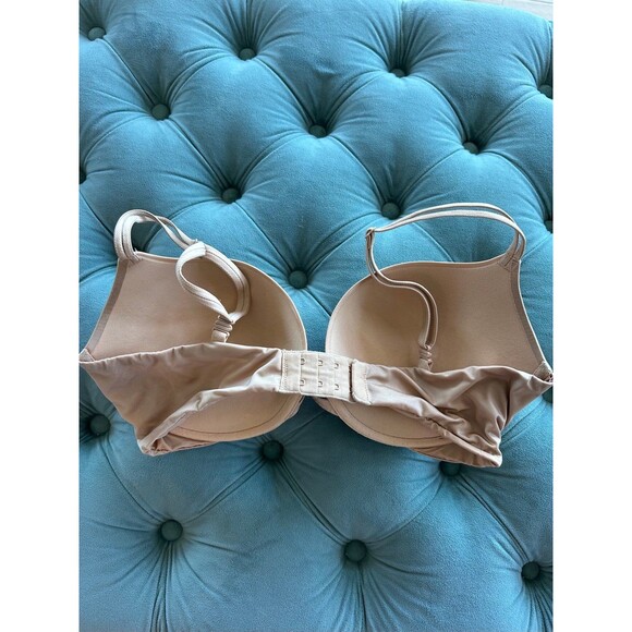 Victorias Secret Very Sexy Push Up Bra 34DD Nude Underwire VERY PADDED - Picture 3 of 4